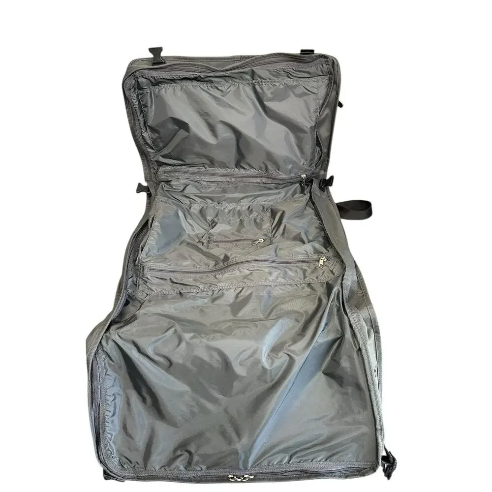 Skyway Gray Trifold Hanging Garment Bag Carry On Travel Luggage Case Organizer